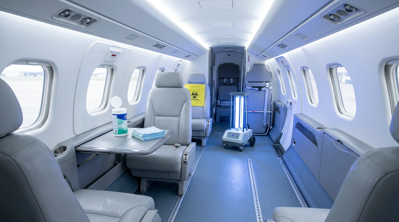 Infection control in the aircraft environment