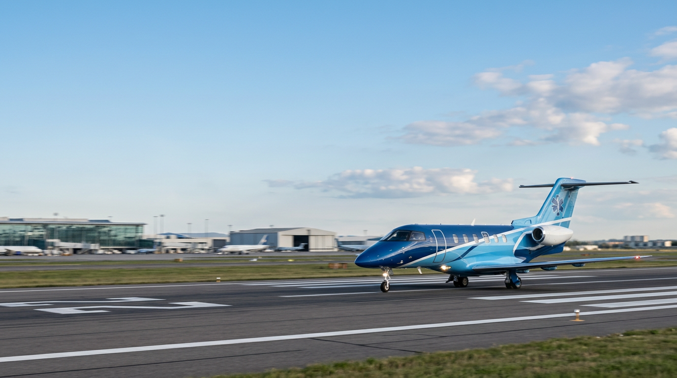 Air medical transport aircraft