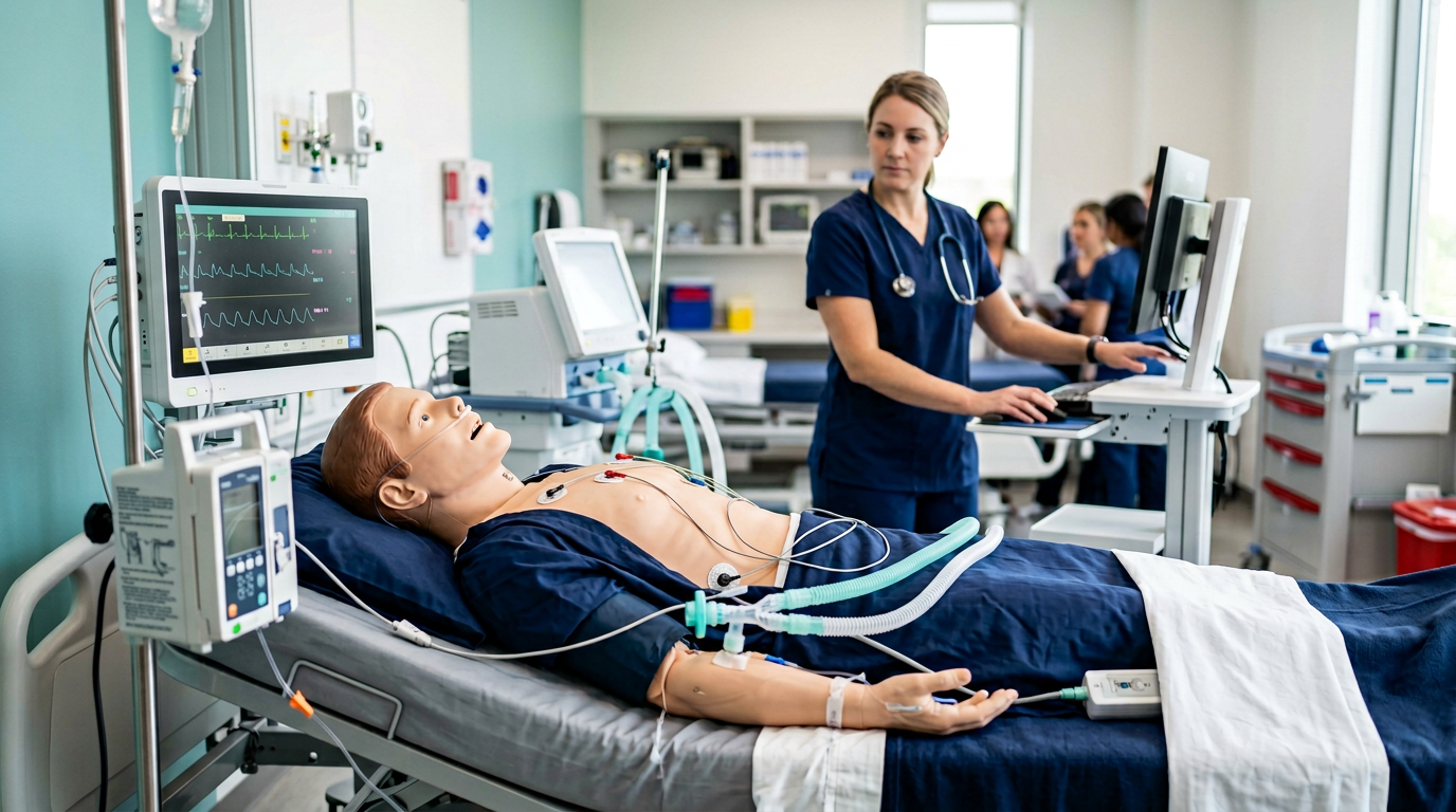 Medical simulation training